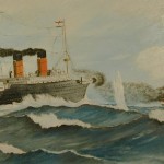 Лайнер "Кармания", гибель лайнера "Волтурно"